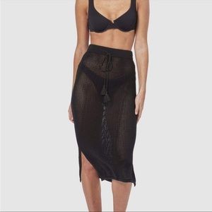 Charlie Holiday Amalfi Crochet Skirt